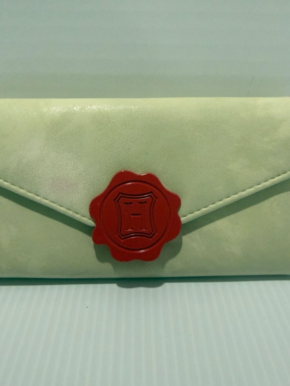 Harry Potter Folding Hogwarts Wallet Acceptance Letter w/ Seal Cream White